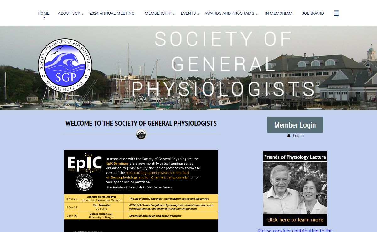 Society of General Physiologists - Home