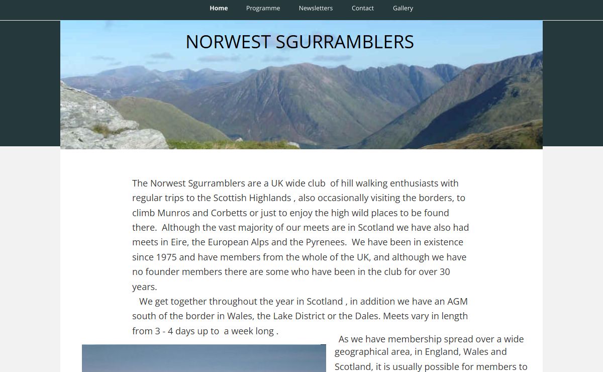 Scotland hill walking club for munro bagging and all mountain walkers
