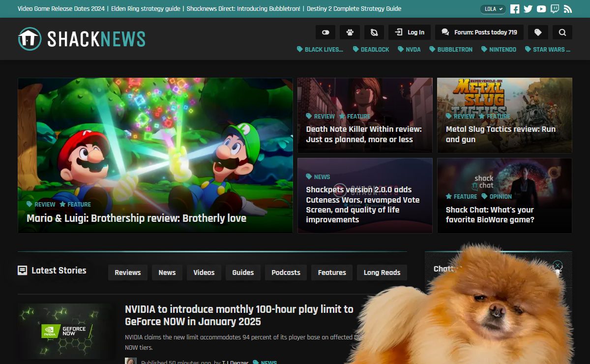 Shacknews | Video Game Video Reviews, Celebrity Interviews, Strategy Videos, Original Content and More