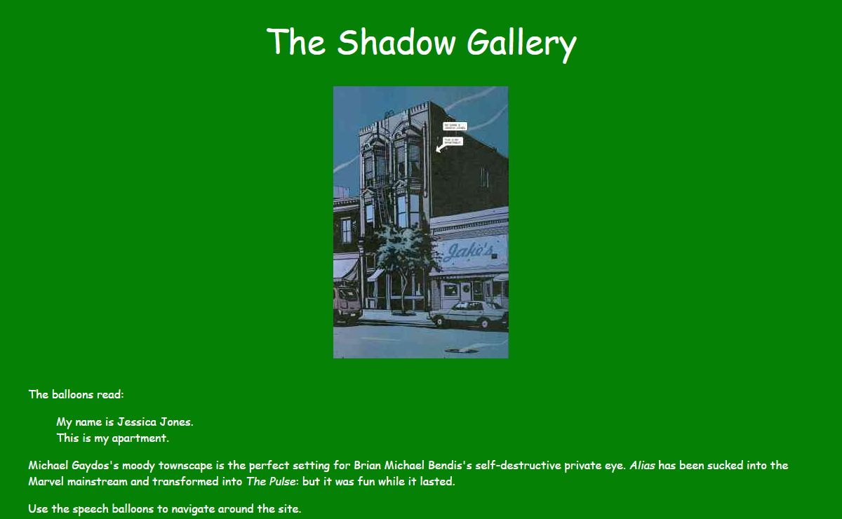 The Shadow Gallery - Jean's Comics Homepage