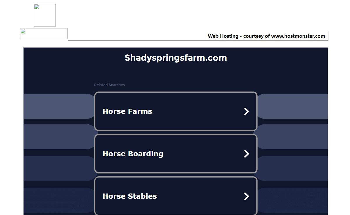 Welcome shadyspringsfarm.com - Hostmonster.com