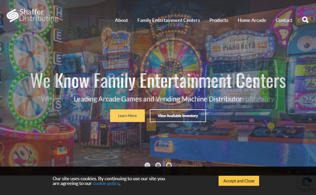 Shaffer Distributing - Leading Distributors for Amusement