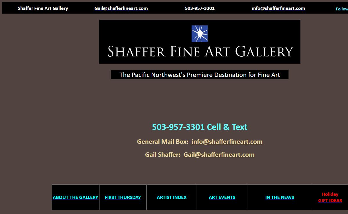 Shaffer Fine Art Gallery, Contemporary Master Artists