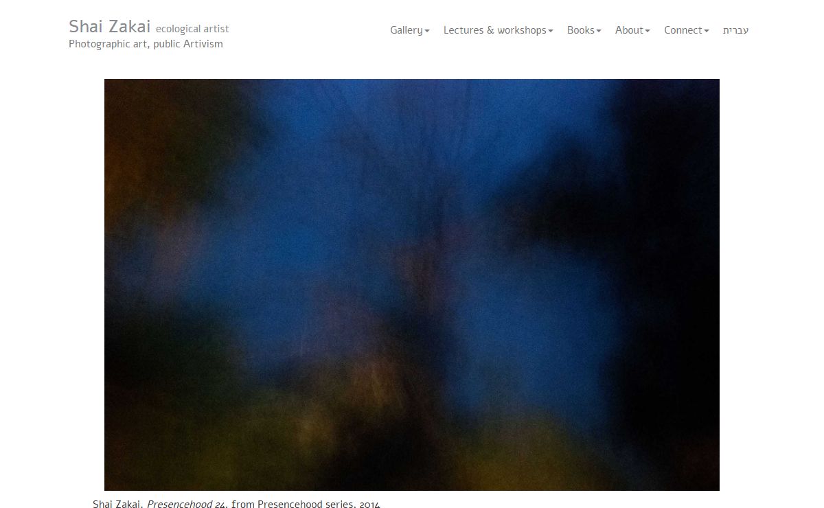 Shai Zakai - Ecological artist, photographer