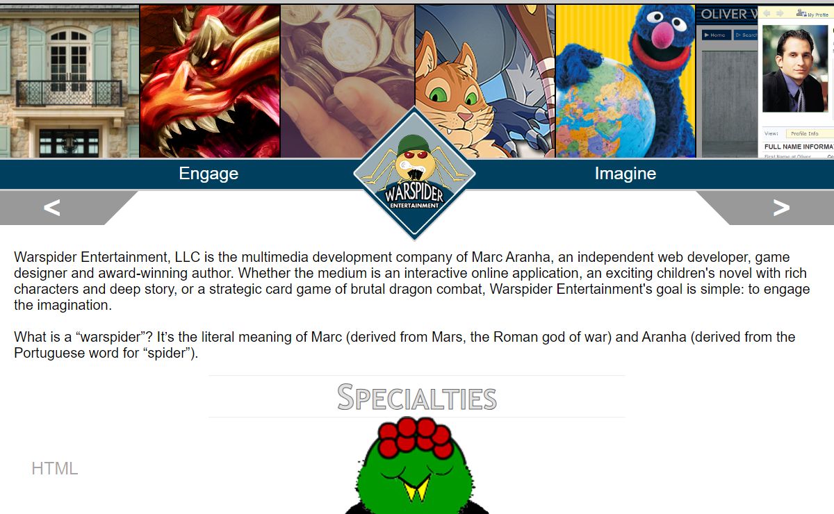 Warspider Entertainment, LLC - Marc Aranha