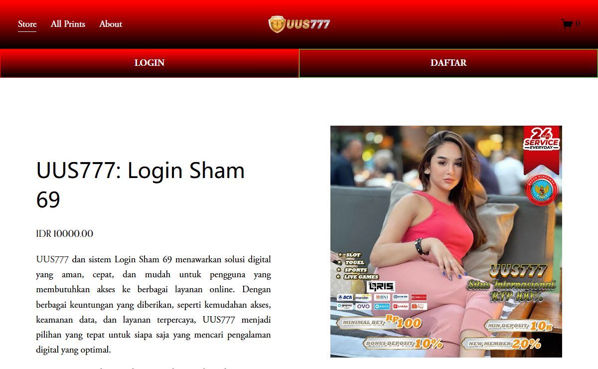 UUS777: Login Sham 69