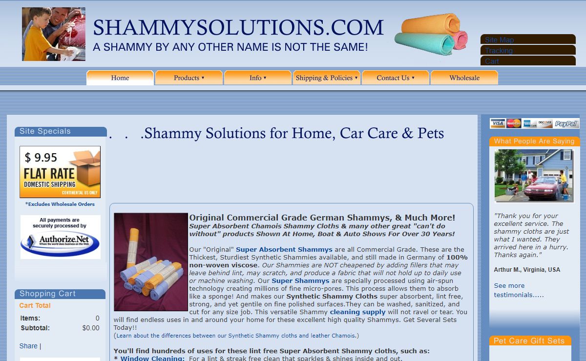 Original German Super Shammy (Chamois) Cloths, Car Shammies & Pet Shammys