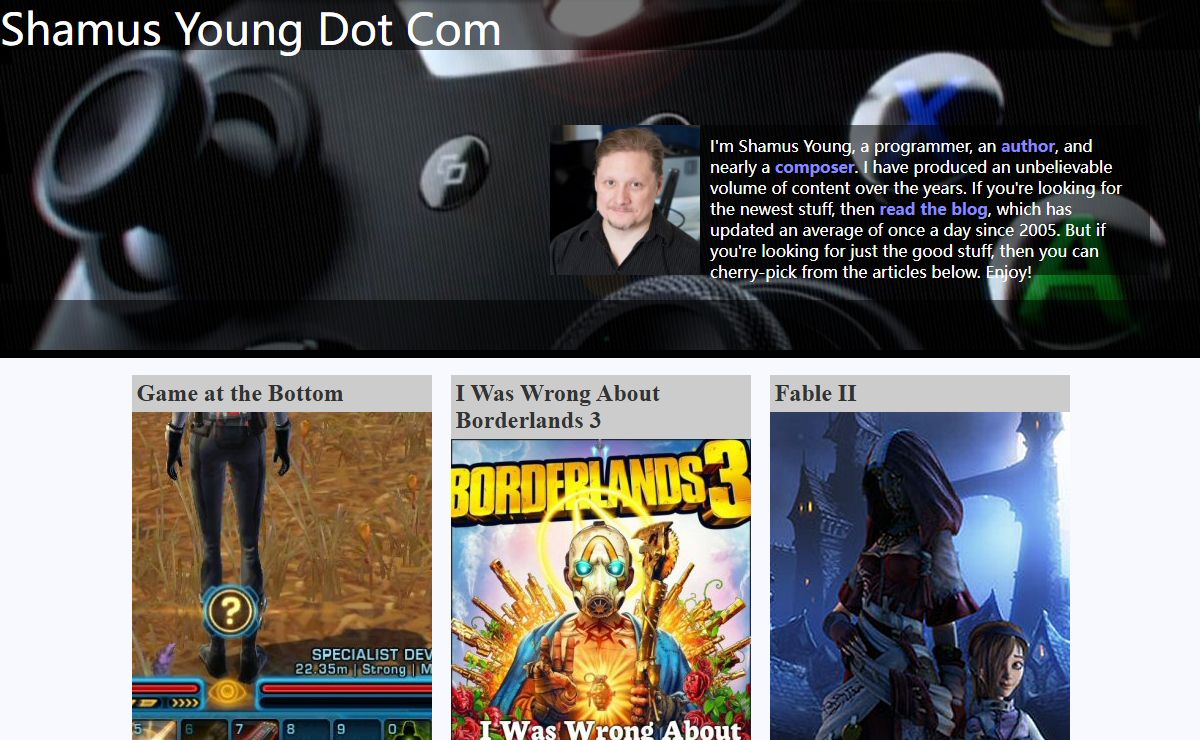 Shamus Young Dot Com