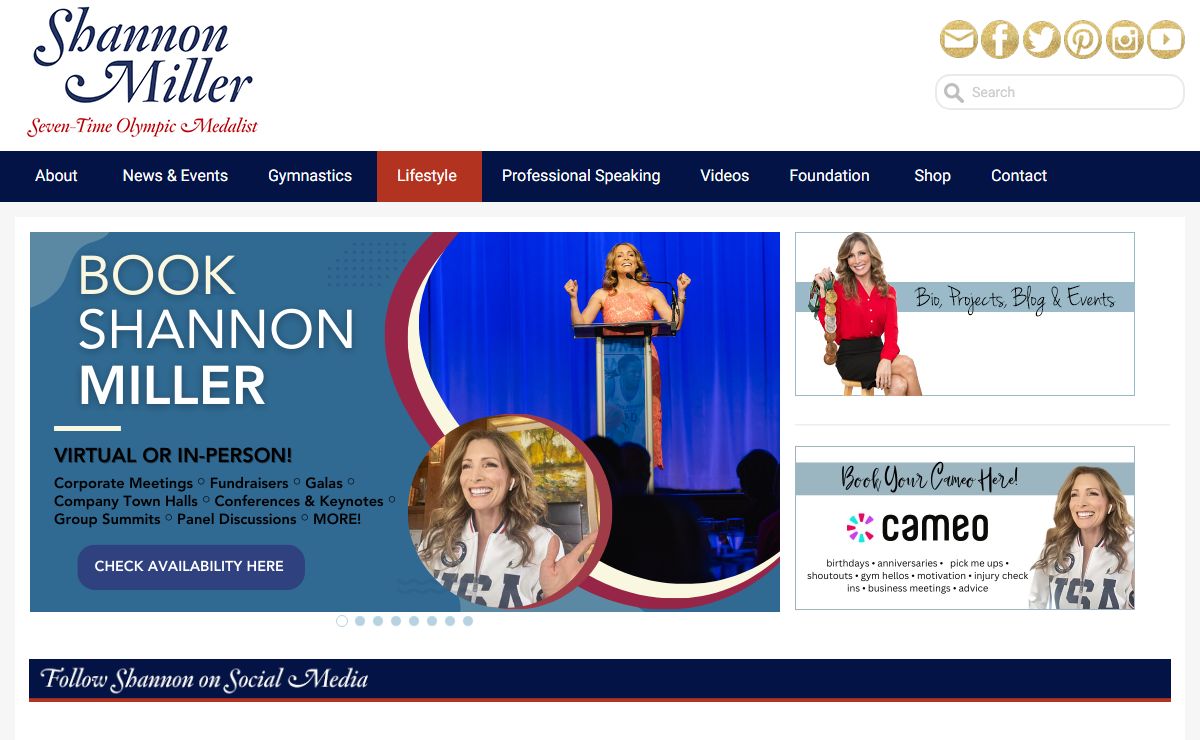 Shannon Miller - 7 Time Olympic Gymnast, Speaker, Cancer Survivor