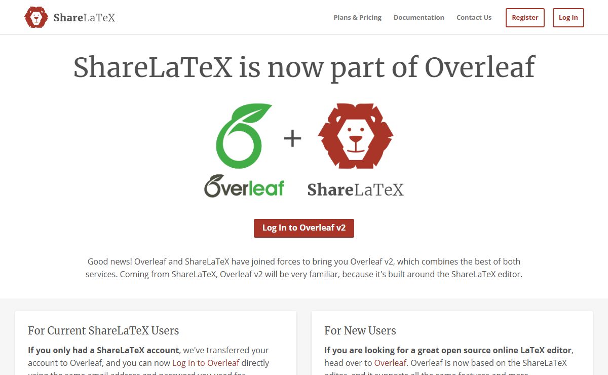 ShareLaTeX, Online LaTeX Editor