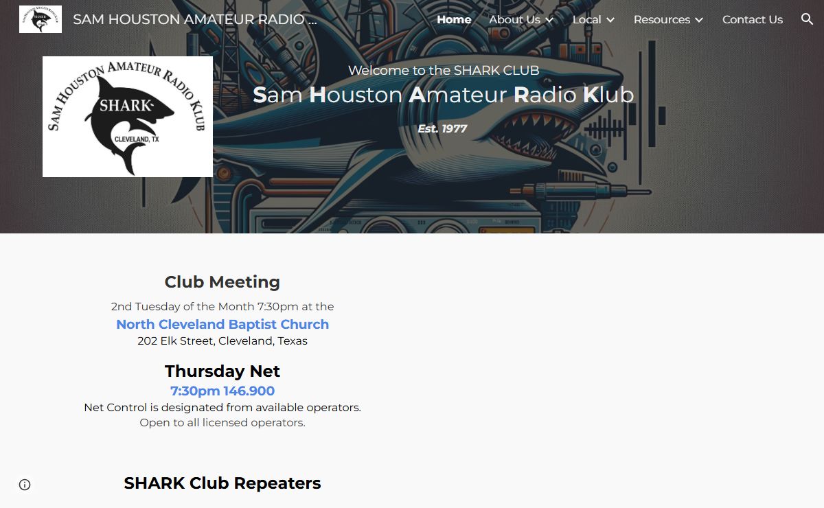 SAM HOUSTON AMATEUR RADIO KLUB