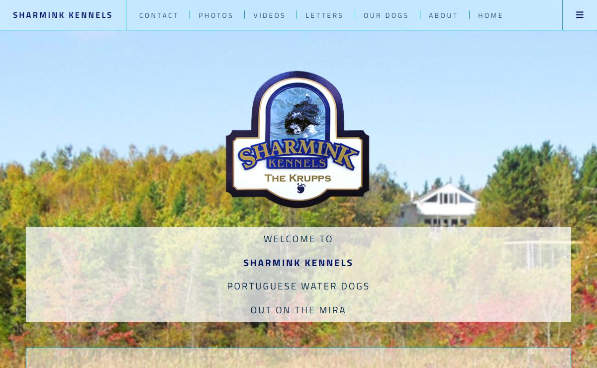 Sharmink Kennels - Portuguese Water Dogs in Cape Breton Island, Nova Scotia