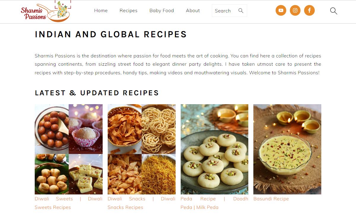Sharmis Passions - Indian & World Recipes - Sharmis Passions