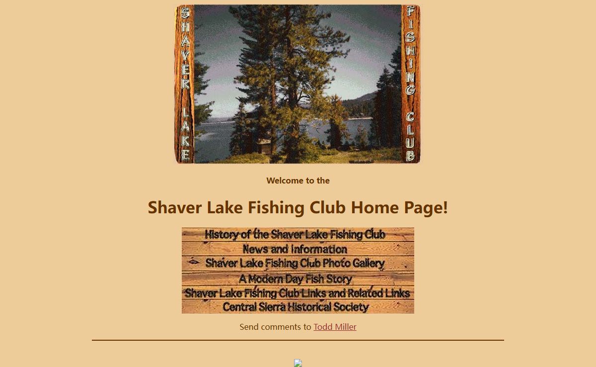 Shaver Lake Fishing Club Home Page