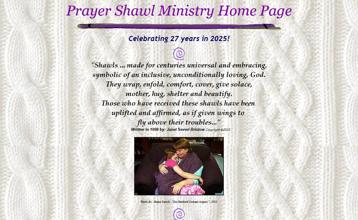 Welcome To The Prayer Shawl Ministry www.shawlministry.com