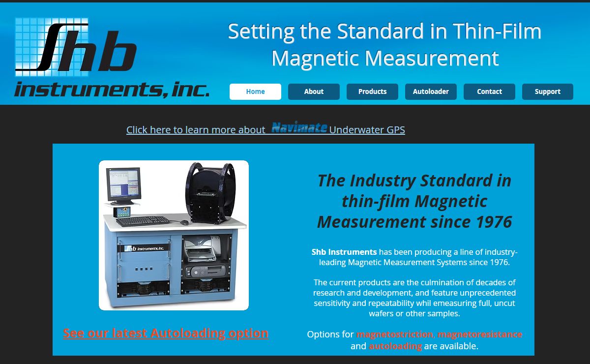 Shb Instruments - Setting the Standard in Magnetic Measurement