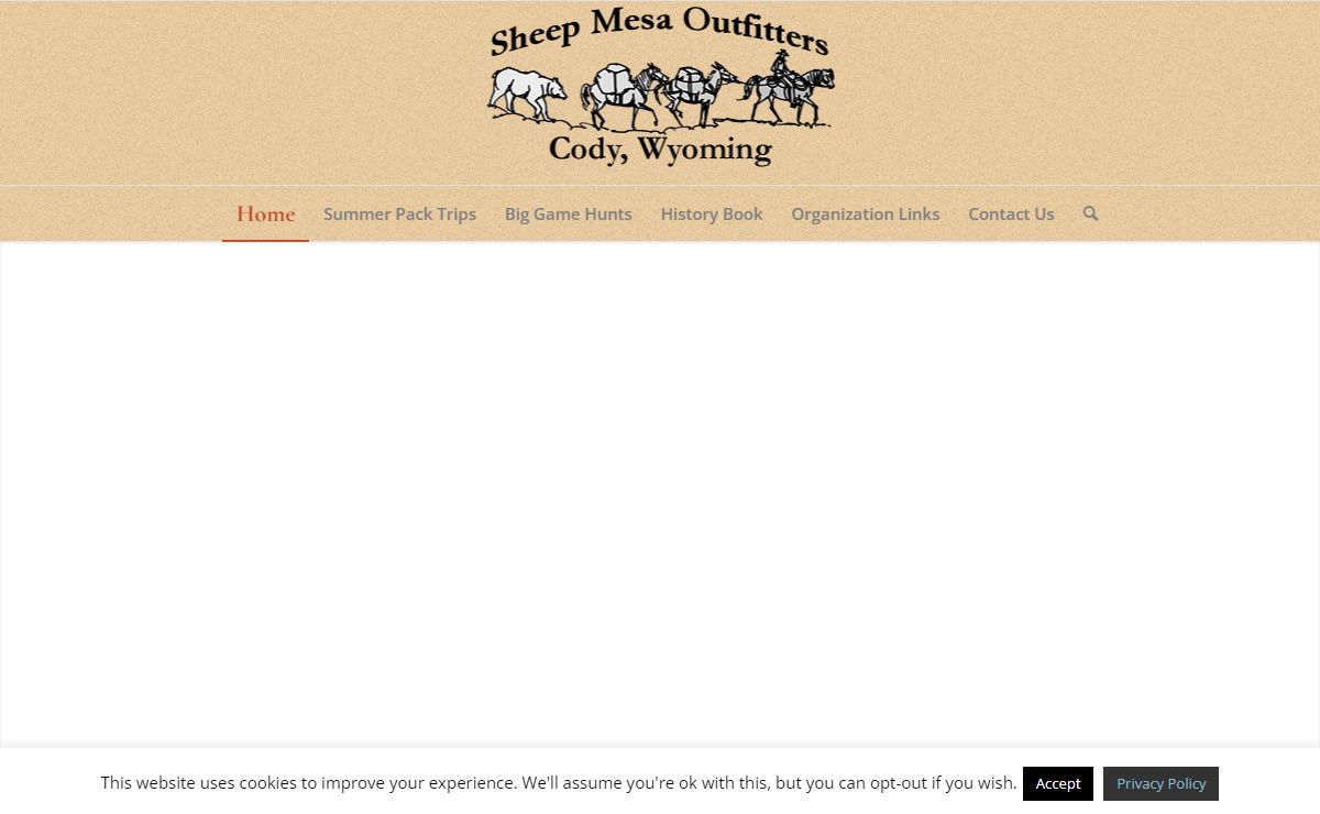 Sheep Mesa Outfitters – Yellowstone Summer Packtrips and Wyoming Big Game Hunting