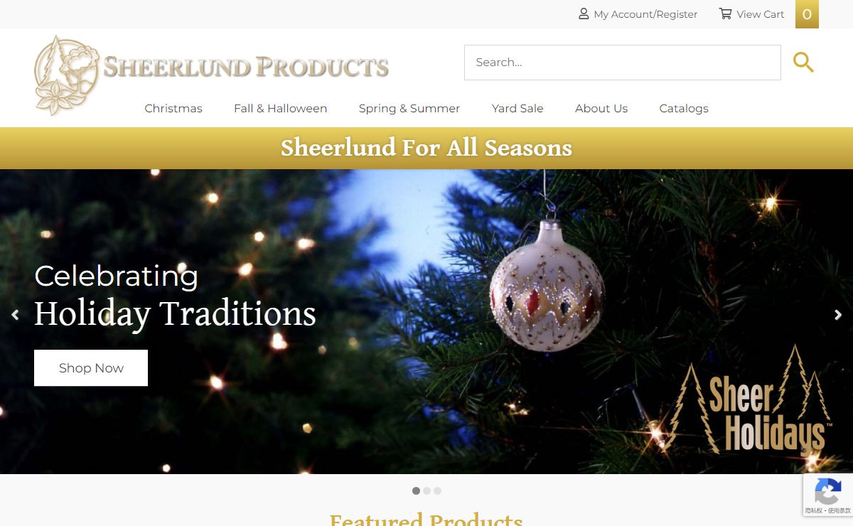 Sheerlund Products | Christmas and Halloween Decorations and Products