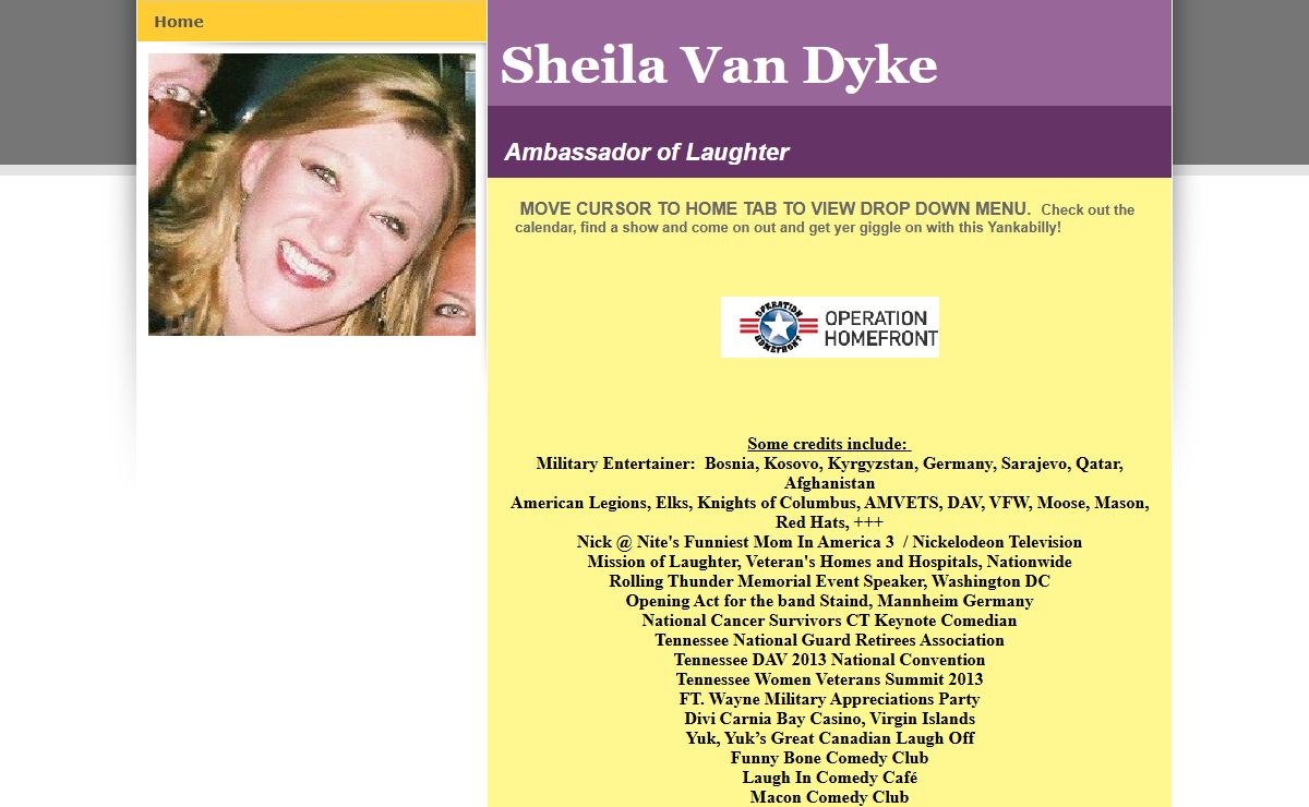 Sheila Van Dyke Comedian