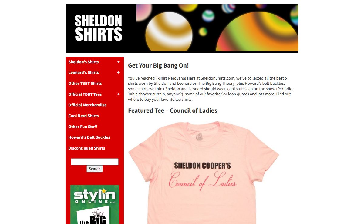 Get Your Big Bang On! - Sheldon Shirts