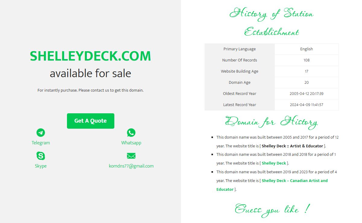 Shelley Deck :: Artist & Educator - SHELLEYDECK.COM