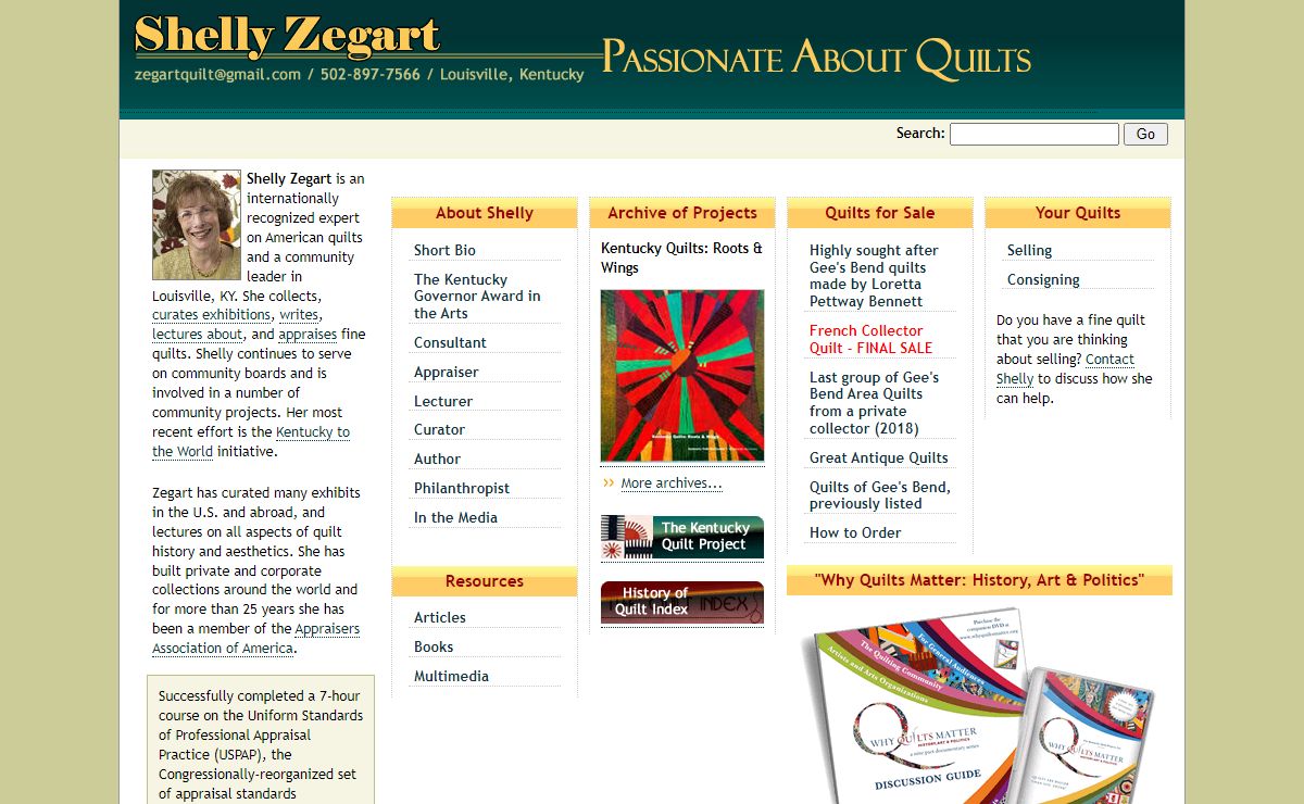 Shelly Zegart Quilts, Etc.