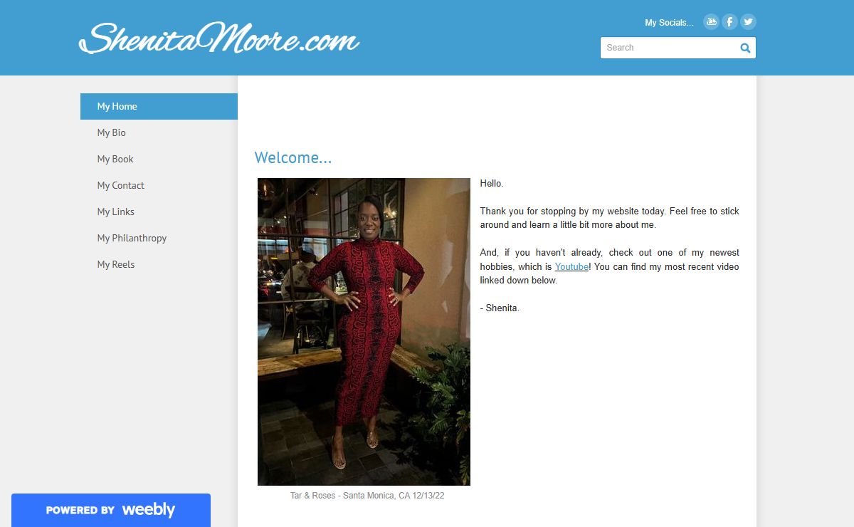 ShenitaMoore.com - Welcome!