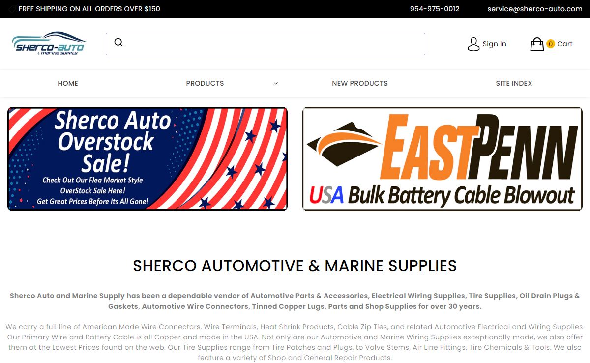 Sherco Automotive & Marine Supplies - Buy Electrical Wiring Products – Sherco-Auto.com