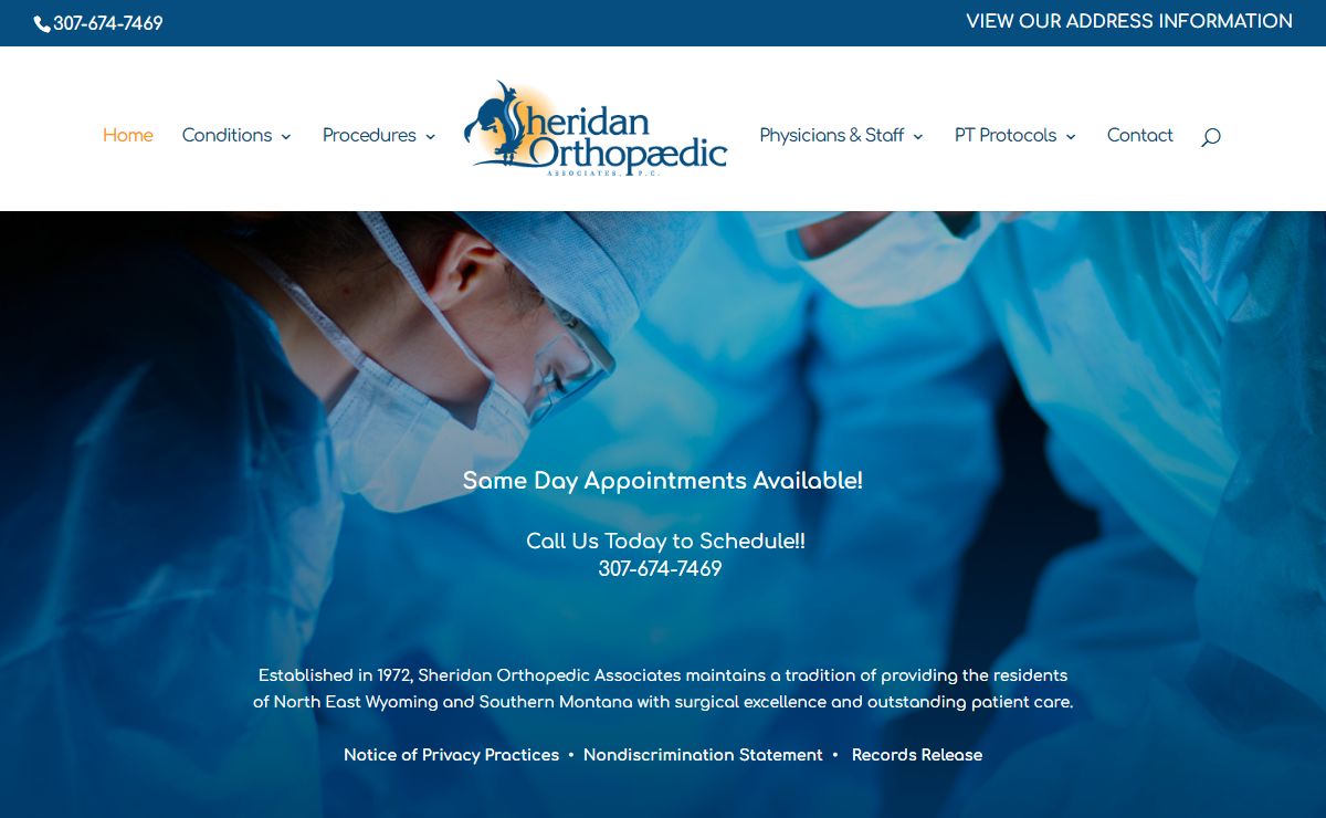 Sheridan Orthopedic | A Top Orthopedic Practice in Sheridan, Wyoming