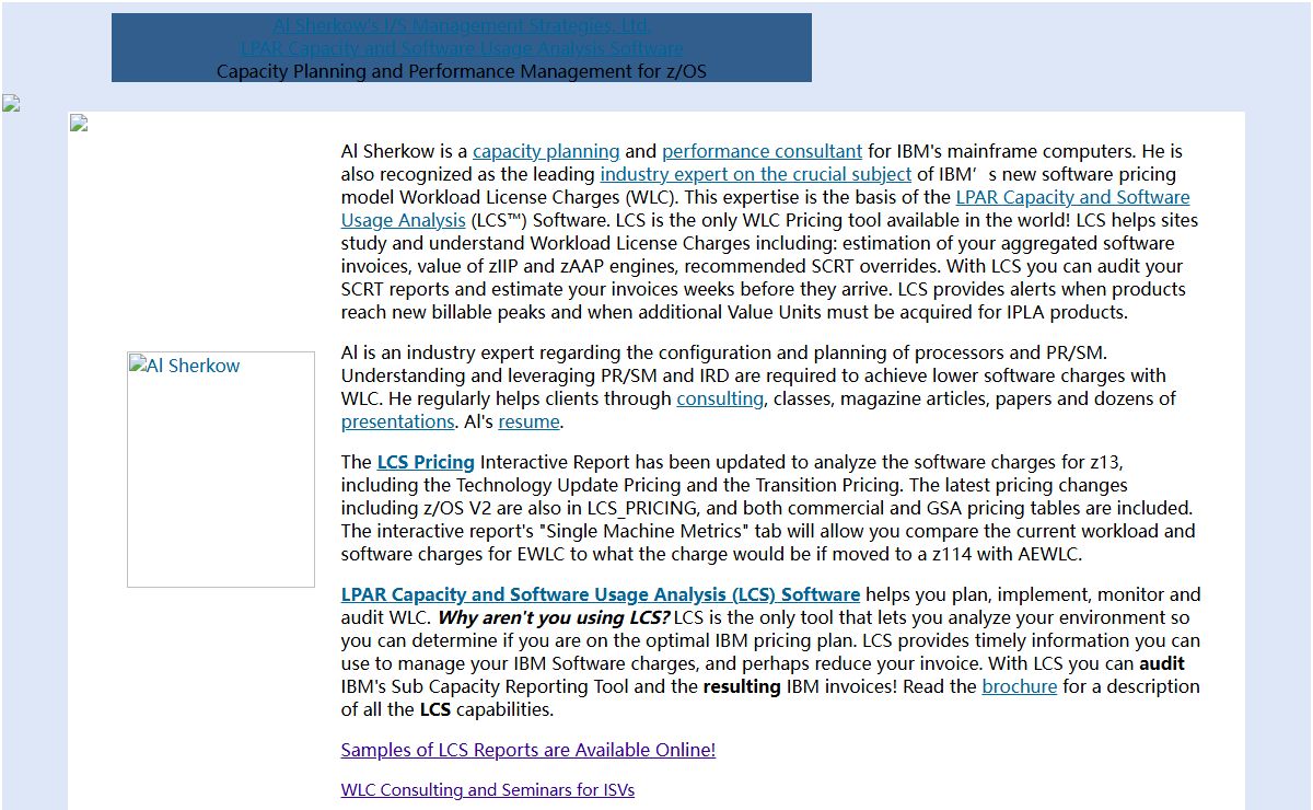 Al Sherkow's I/S Management Strategies, Ltd.