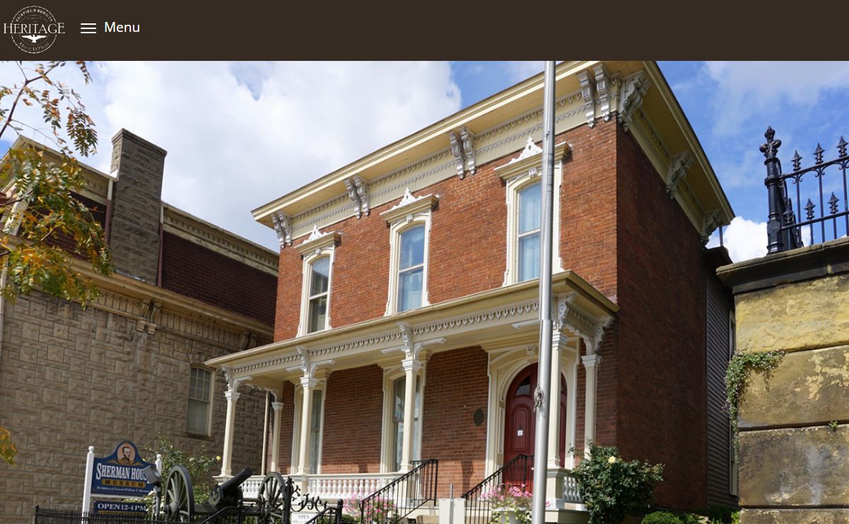 William Tecumseh Sherman Museum - Fairfield County Heritage Association - Lancaster, Ohio