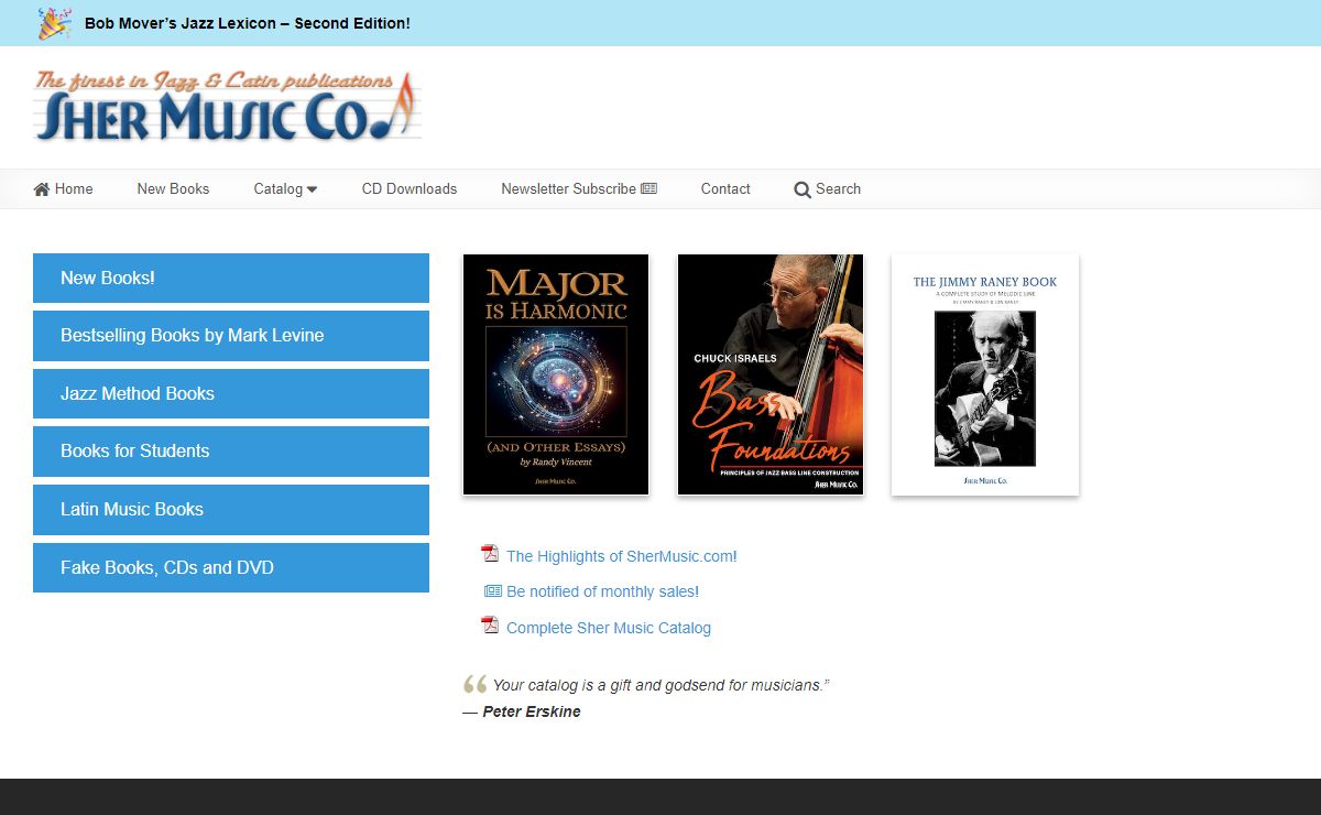 Jazz & Latin Music Real Books and Method Books | Sher Music Co.