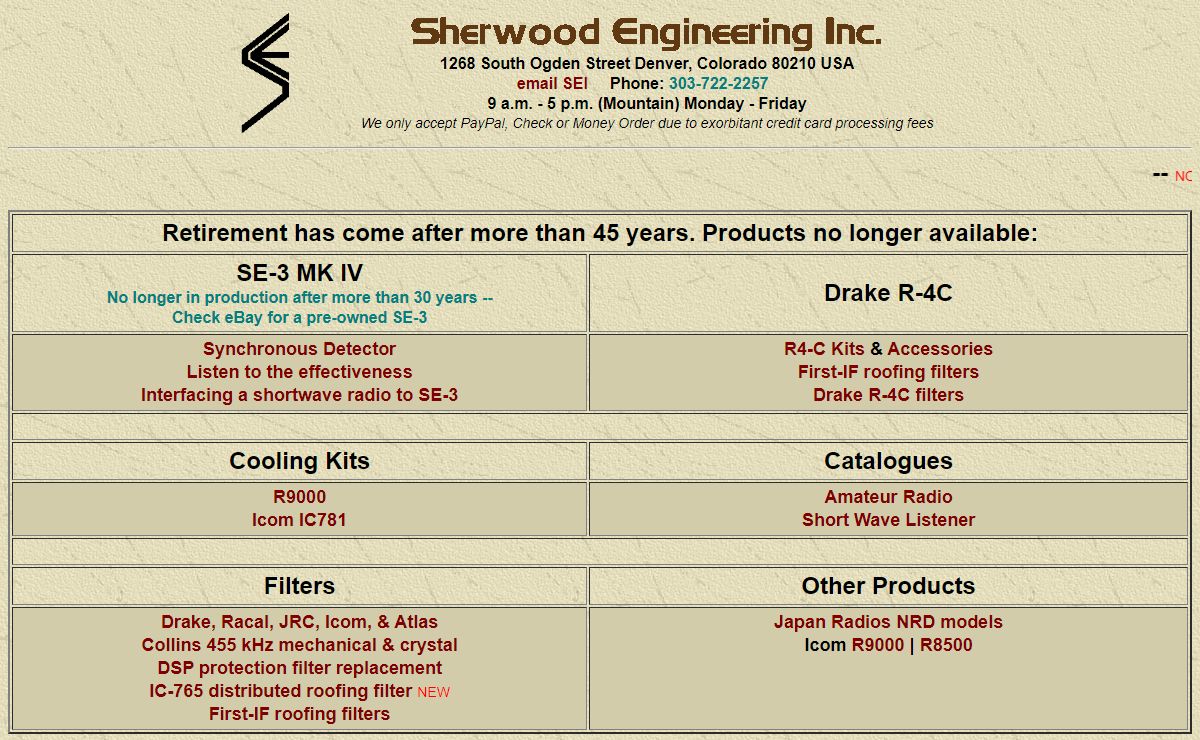 Sherwood Engineering Inc. (SEI)