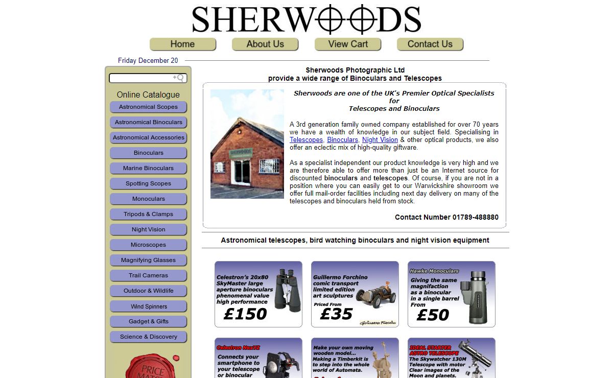 Birdwatching binoculars and telescopes | sherwoods-photo.com