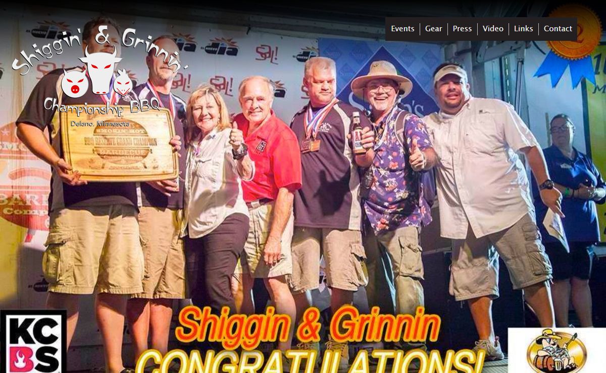 Shiggin & Grinnin Championship BBQ Team