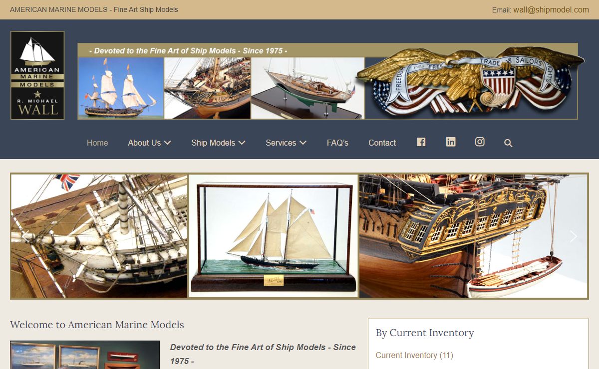 American Marine Models – Ship Models, Custom Models, Restoration, Appraisals, Custom Display Units