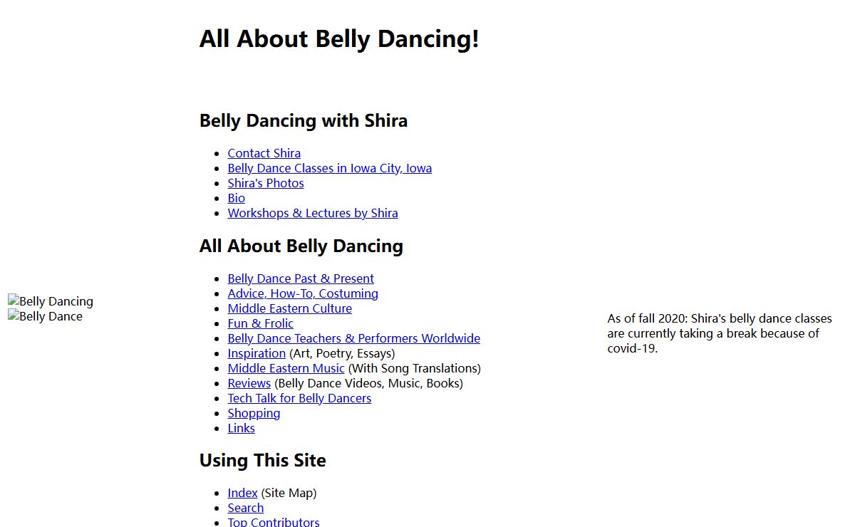 All About Belly Dancing! By Shira