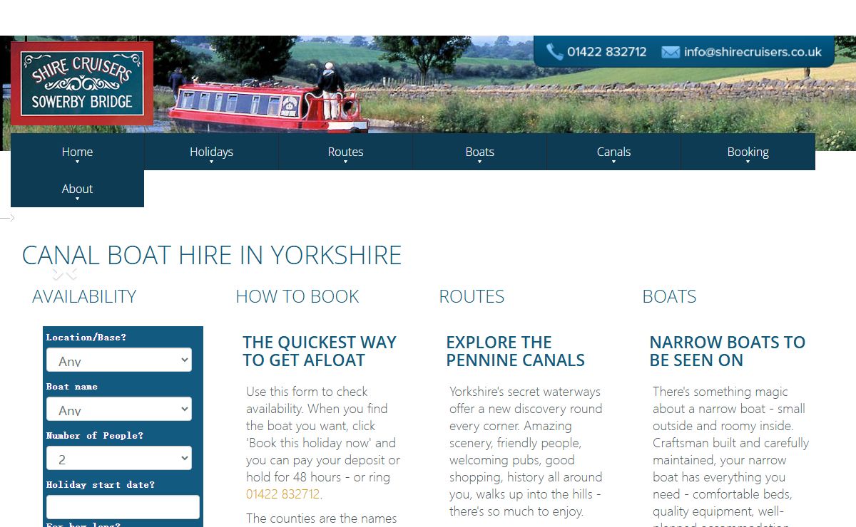 Canal Narrowboat holidays on Yorkshire waterways | narrow boat hire | boating holiday