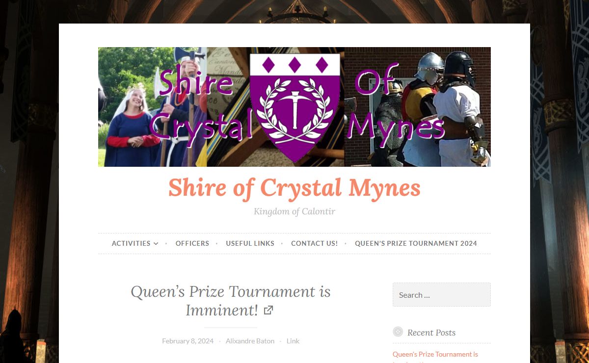 Shire of Crystal Mynes – Kingdom of Calontir