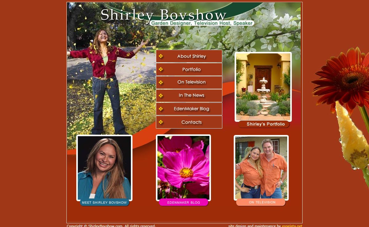 ShirleyBovshow.com :: Garden Designer, Television Host, Speaker, Los Angeles Landscaper and Garden Coach