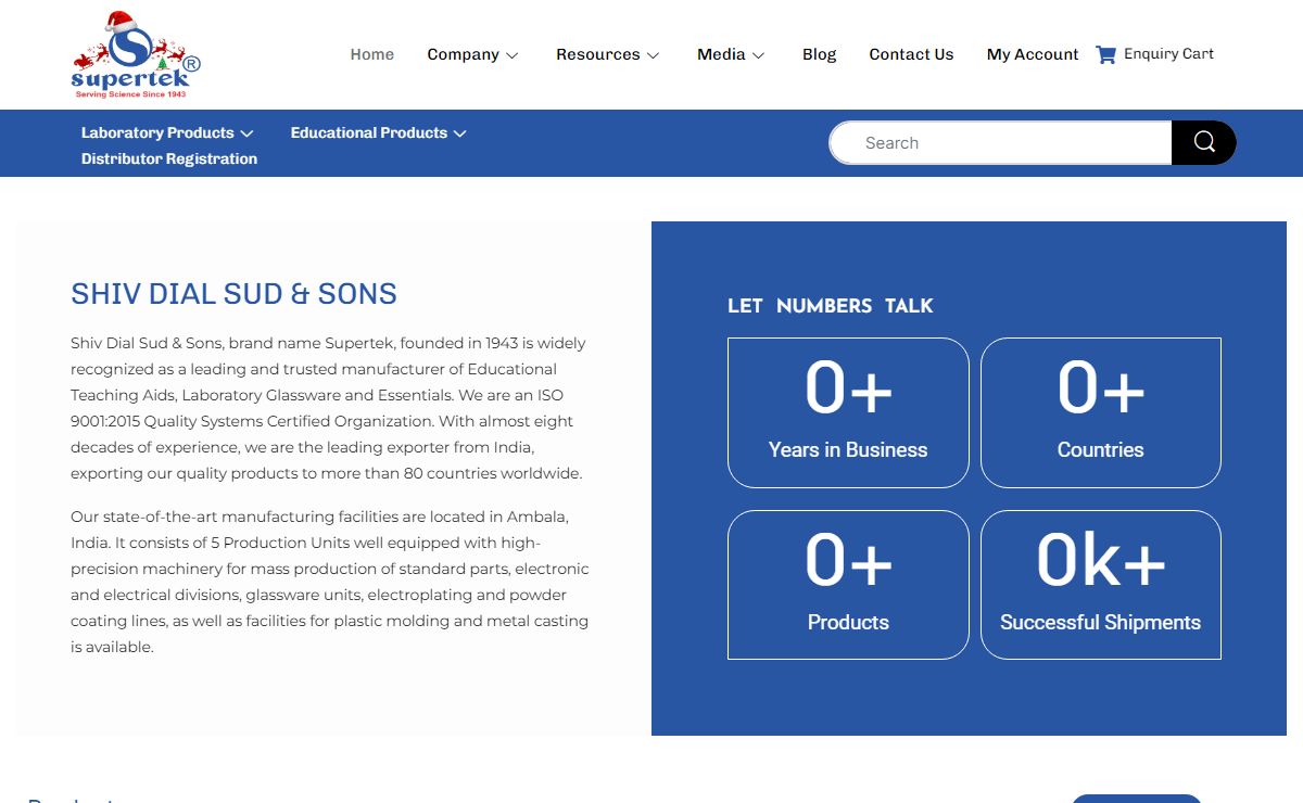 Scientific Lab Equipment Manufacturer and Supplier