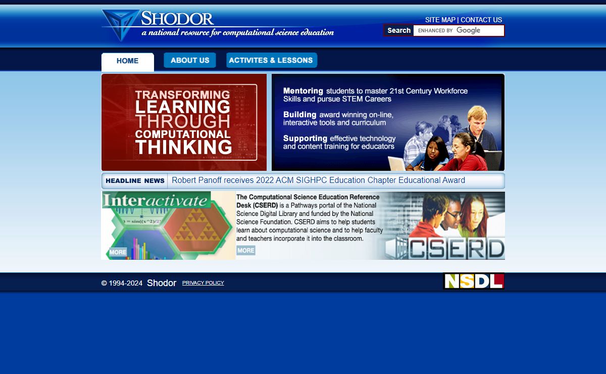 Shodor: A National Resource for Computational Science Education