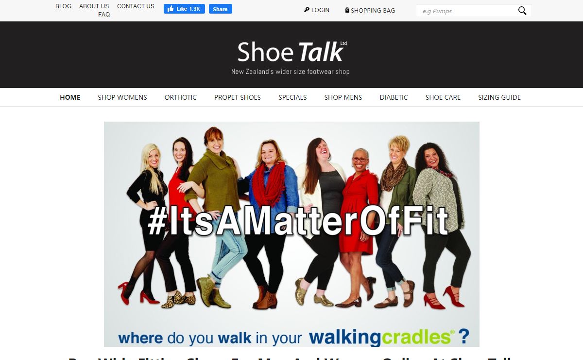 Shoe Talk | Wide Fitting Shoes For Men & Women | NZ Delivery