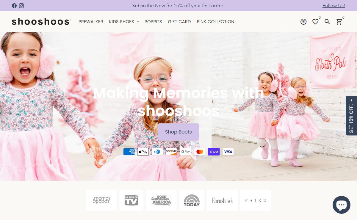 Childrens Shoe Store Online | Best Kids Shoes | Shooshoos