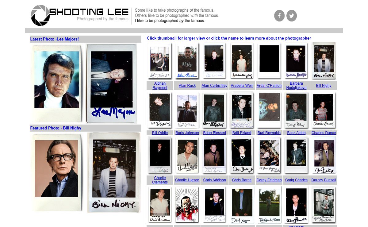 Shooting Lee - The Gallery