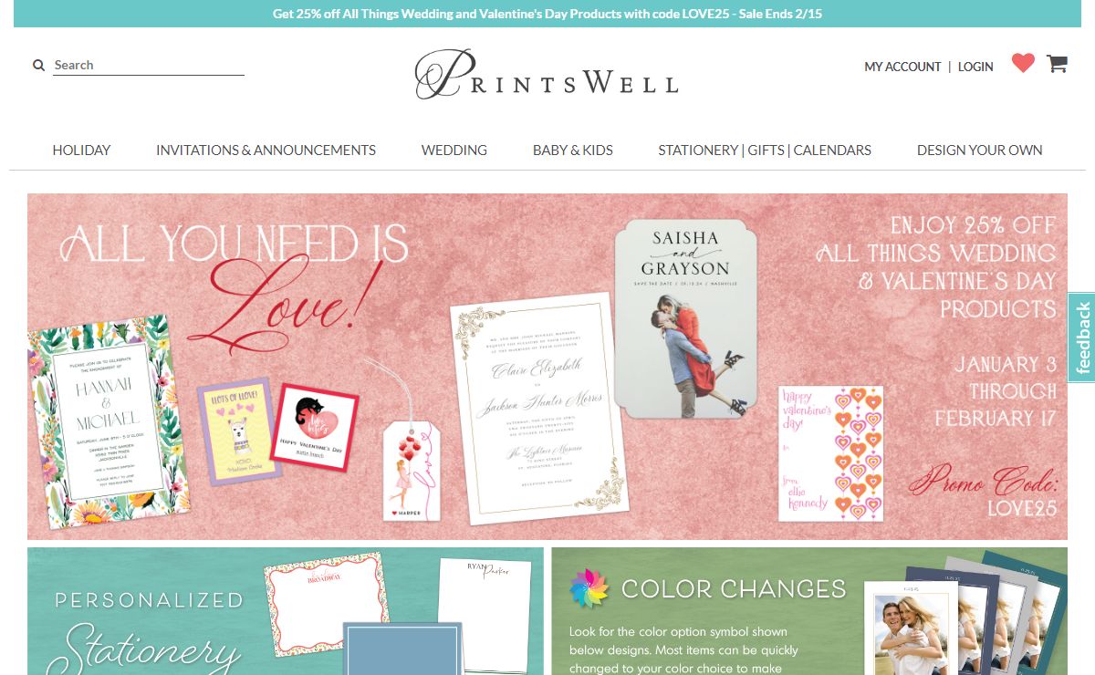 PrintsWell - Invitations, Announcements, Holiday Cards & More