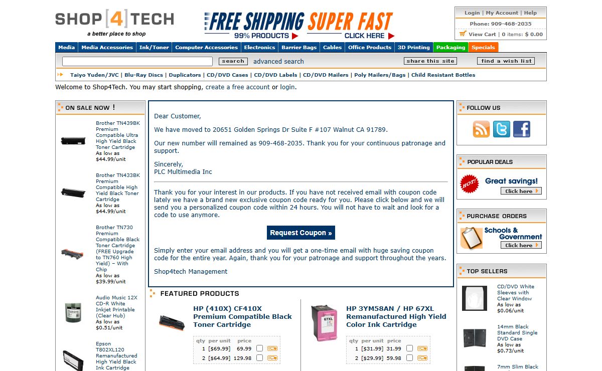 DVD Media, CD Media | Shop4tech