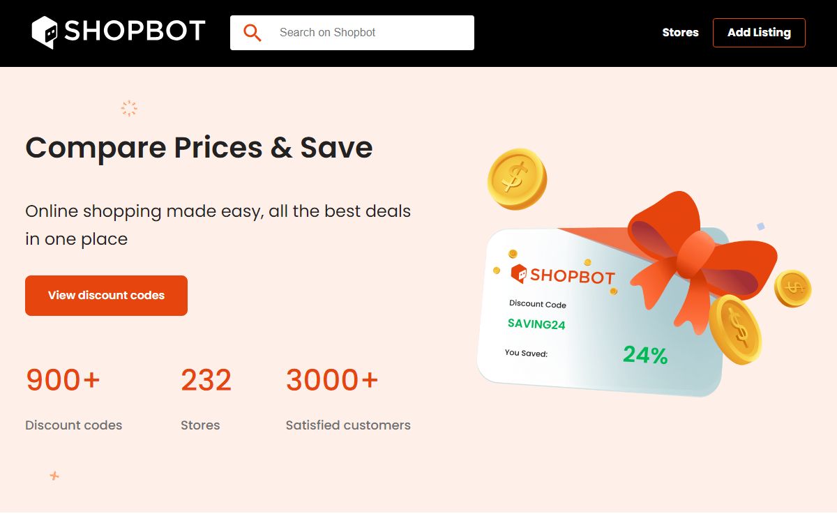 Discount Codes Online | Shopbot Australia - Compare Prices