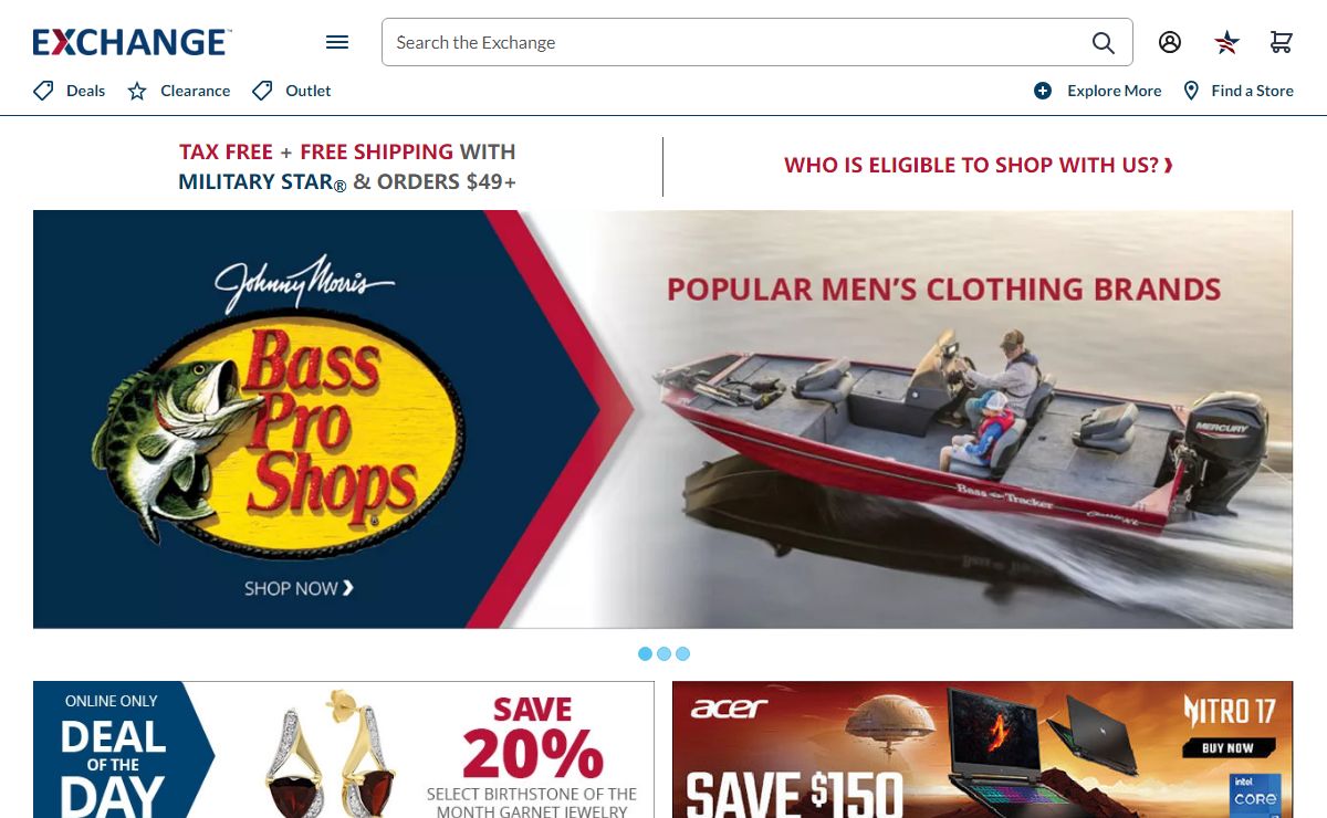 Exchange | Military Discount - Tax Free Shopping