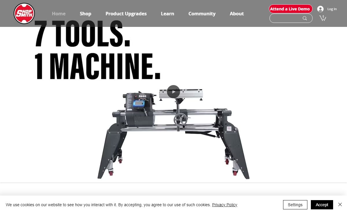 Shopsmith | Woodworking Machines and Tools